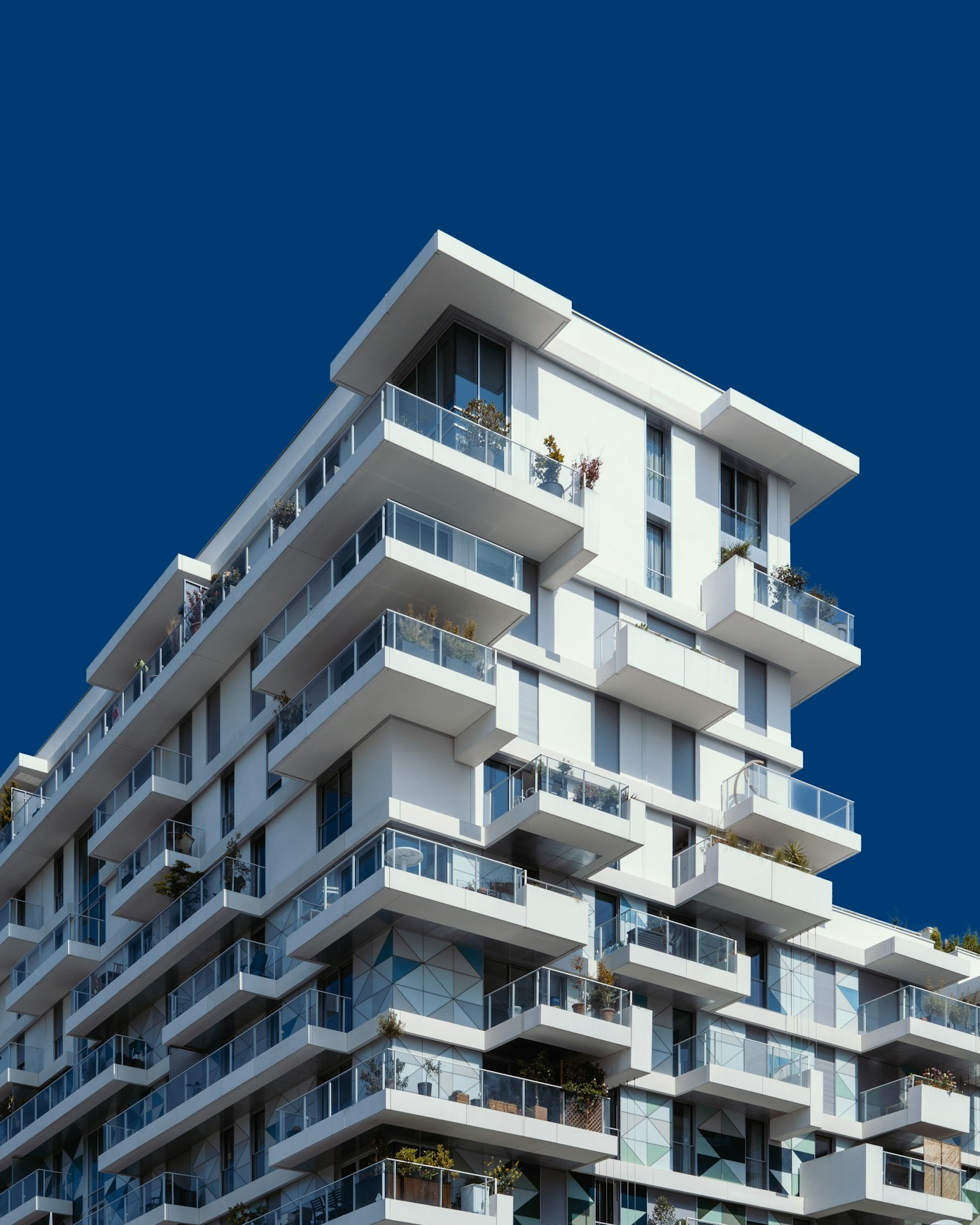 Completed modern residential building in Argentina
